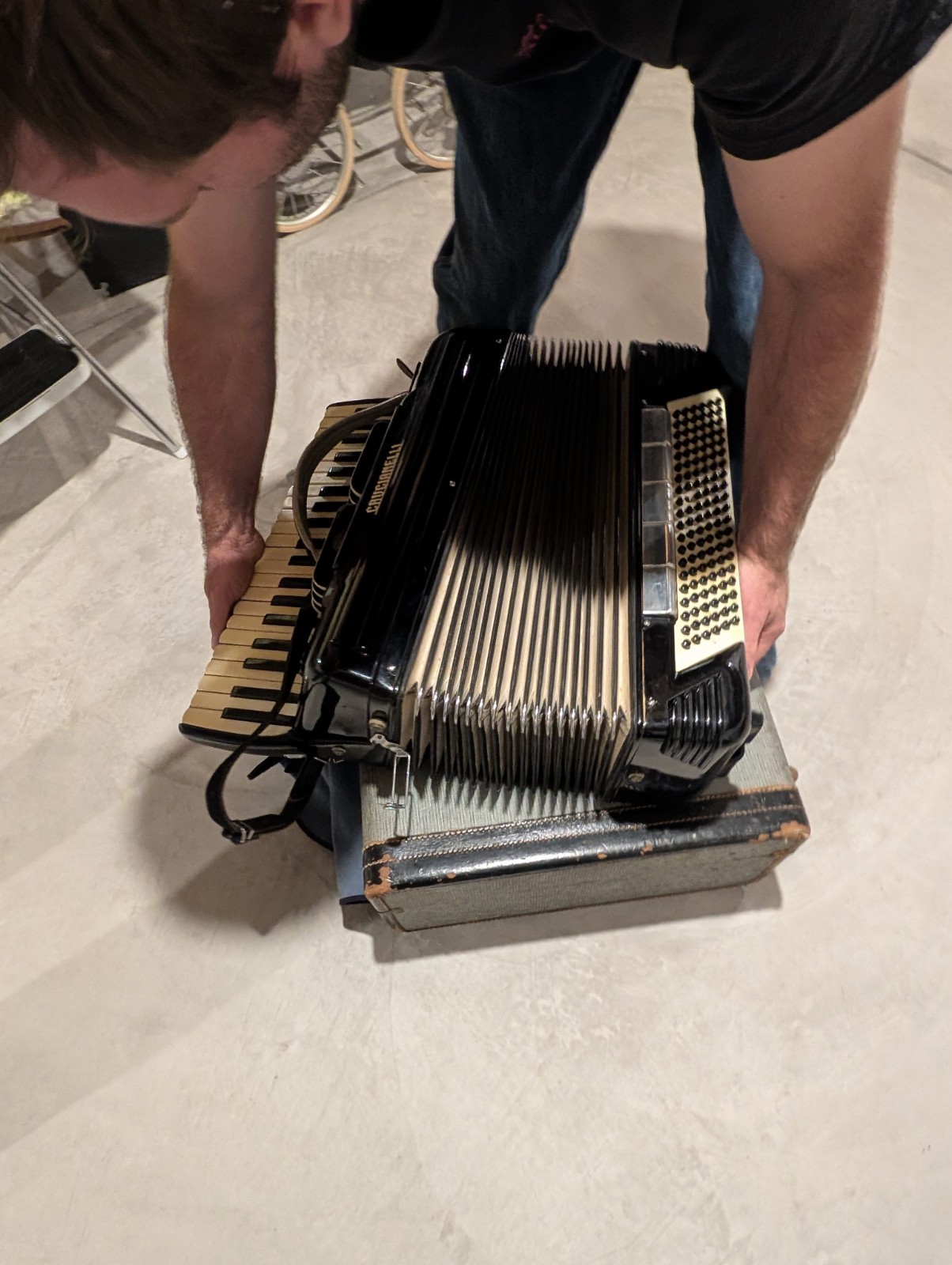 Crucianelli Pan Italia Electric Accordion - Vintage ItalianWith Amp