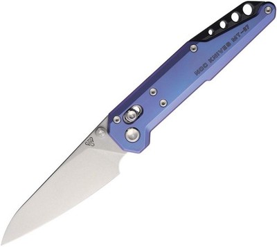 NOC Dark Feather Crossbar Lock Folding Knife M390 Titanium