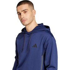 adidas Game  Go Climawarm Navy Blue Hoodie Men's Athletic Pullover Size Large