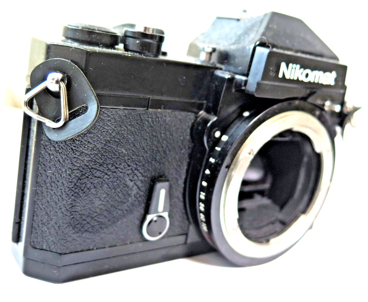 Nikon Black Nikomat Nikkormat FT2 SLR Film Camera Working No