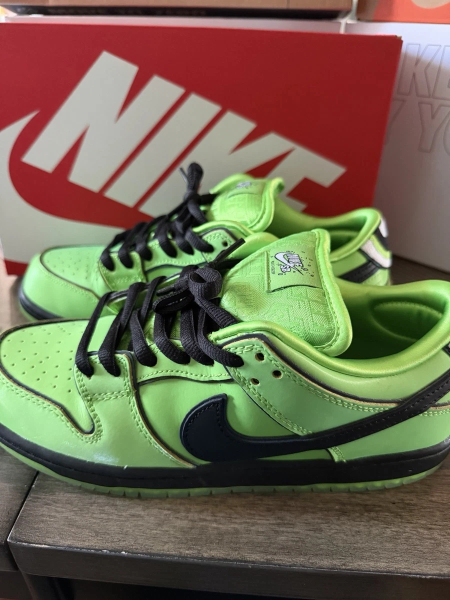 Nike SB Dunk Low x Powerpuff Girls Buttercup for Sale
