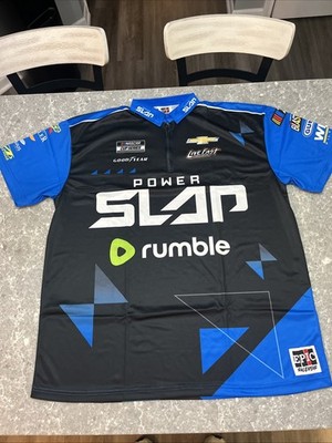Live Fast Motorsports Team Issued Pit Crew Shirt NASCAR 2XL Power Slap