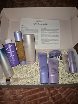 Meaningful Beauty Anti-Aging Skin Care Set SPF 30 Cleanser Serum Mist Creams