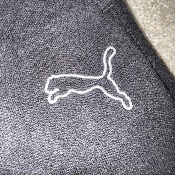 Pantalones deportivos Puma para niñas medianos 8/10 negros forrados de lana usados en excelente estado logotipo Foto 4 de 4