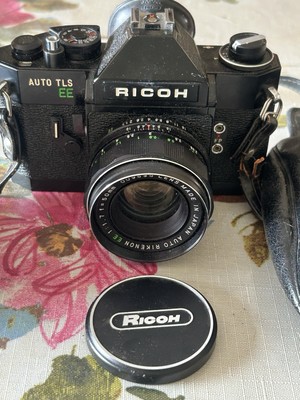 Vintage Ricoh Auto TLS EE 1970s Japan EE 1: 1.7 50mm fLens w Case