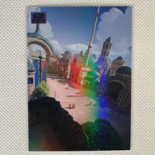 2024 Topps Chrome Star Wars Galaxy Theed Street #AN-6 Art of Naboo