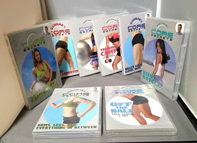 Core Secrets Fitness Workou: Full Body, Killer Legs ( DVD ) Lot Of 8, Brand New 