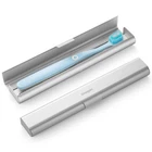 Oralphi Aluminum Toothbrush Travel Case, Portable 1 Pack (Standard), Silver 