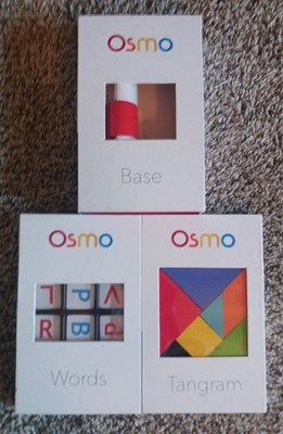Osmo Bundle Base, Words, And  Tangram Good Condition 
