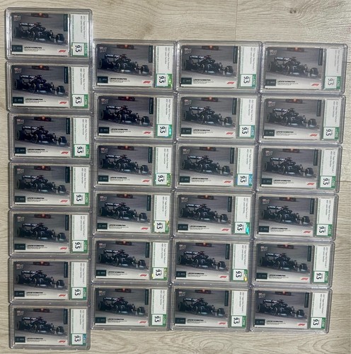 26x ALL CGC 9.5 GRADED LOT Lewis Hamilton ~ 2021 Topps Now Formula 1 #001 Invest