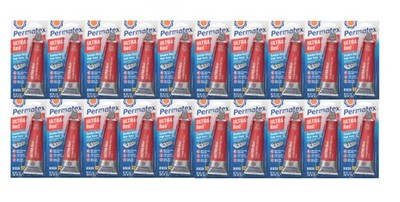 Pack of 20 Permatex 81630 Ultra Red High Temperature Gasket Maker 3 oz.