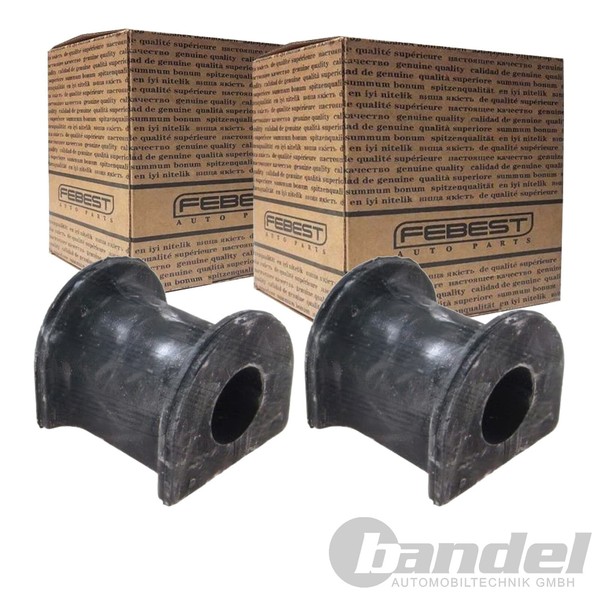 2X Febest Stabilager Gummilager Stabi Hinten Innen Passend FüR VW California MUL-image