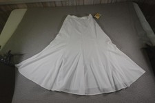 Vintage Western Skirt Womens Medium White Cowgirl Flare Rodeo Square Dance Show