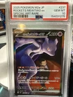 Pokémon 2025 Team Rocket's Mewtwo ex #237 Special Art Rare Holo PSA 10