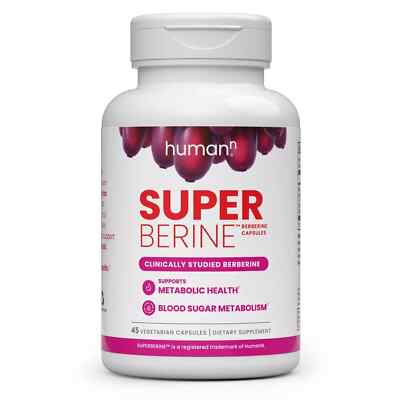 HumanN SuperBerine Capsules, 45 Count