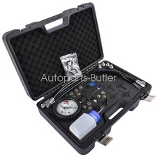 Common Rail System Tester Kit Includes Fuel Pressure Gauge Injection Pipe Blank