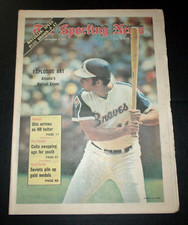 9/8/1973 The Sporting News Newspaper Magazine – Darrell Evans