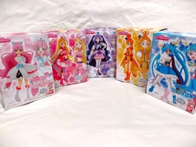 BANDAI Hirogaru Sky! PreCure Cutie Figure 5 Types Complete Set Japan NEW