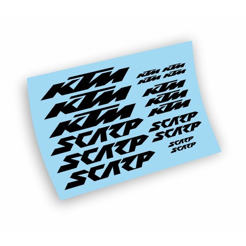 KTM Scarp kit adesivi completo per mountain bike biciletta mtb 17 pezzi |  eBay