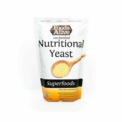 Nutritional Yeast Flakes Non-Fortified Fiber Based Protein Vegan Cheese Diet - Picture 1 of 1