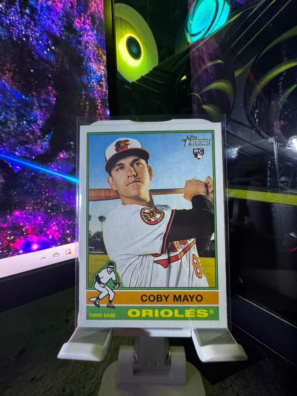 2025 Topps Heritage - Coby Mayo #340 (RC)