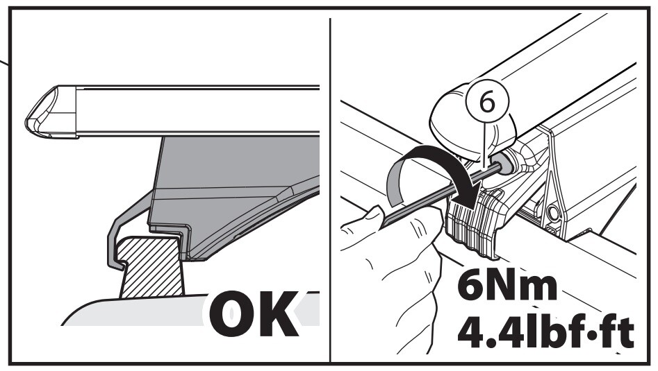 Roof Bars For VW Passat (B7) Variant 20112014 With AntItheft MENABO