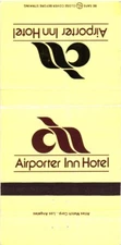 Airporter Inn Hotel, Cocktail Lounge, Irvine, California Vintage Matchbook Cover