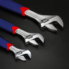 WORKPRO 6 & 8 & 10 Inch 3-piece Adjustable Wrench Set Ideal for home garage New