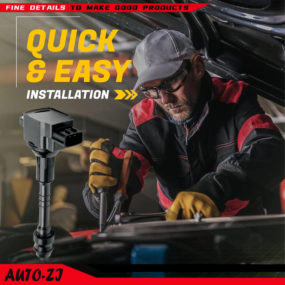 4X Upgrade Ignition Coil for 2001-2006 Nissan Sentra Almera 1.8L L4 C1397 UF351 Foto 3 de 4