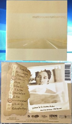 Matt Brouwer - Unlearning (CD, 2005, Black Shoe Independent Records, US INDIE)