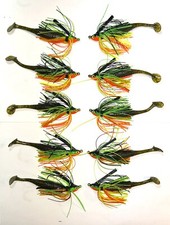 Bass Jigs Finesse 10 Total:   FIRETIGER   3-5/16  3-3/8  4-1/2 w/Trailers
