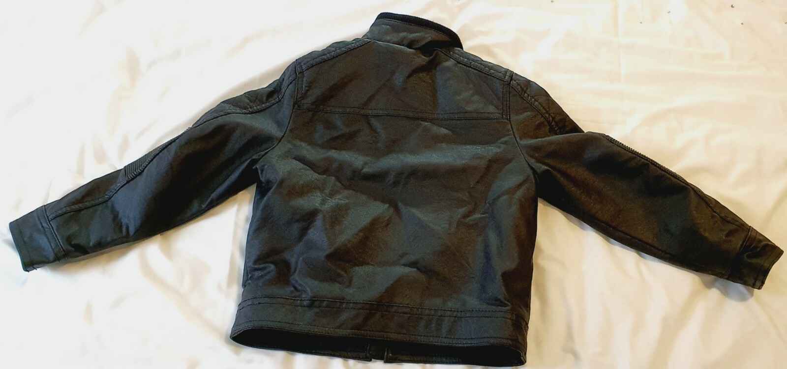 Faux Leather Jacket - Fleece Lined 