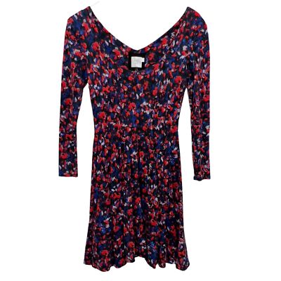 Anthropologie HD in Paris Saraid Dress Floral Fit Flare Boho Cottagecore Retro