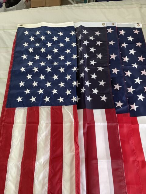 American US Flag Heavy Duty Nylon Double Stitching Embroidered USA 3x5’ 1(3 reg.