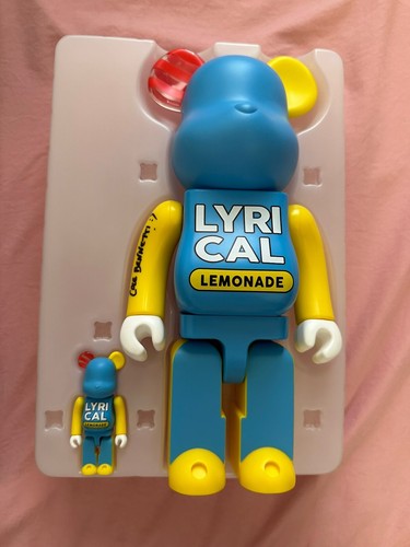 DesignerCon Exclusive Lyrical Lemonade Bearbrick 400% Signed by Cole Bennett - Picture 4 of 5