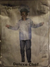 Chef COSTUME DRESS UP AMERICA  CHILD SZ M 8 - 10 YRS 50 % OFF