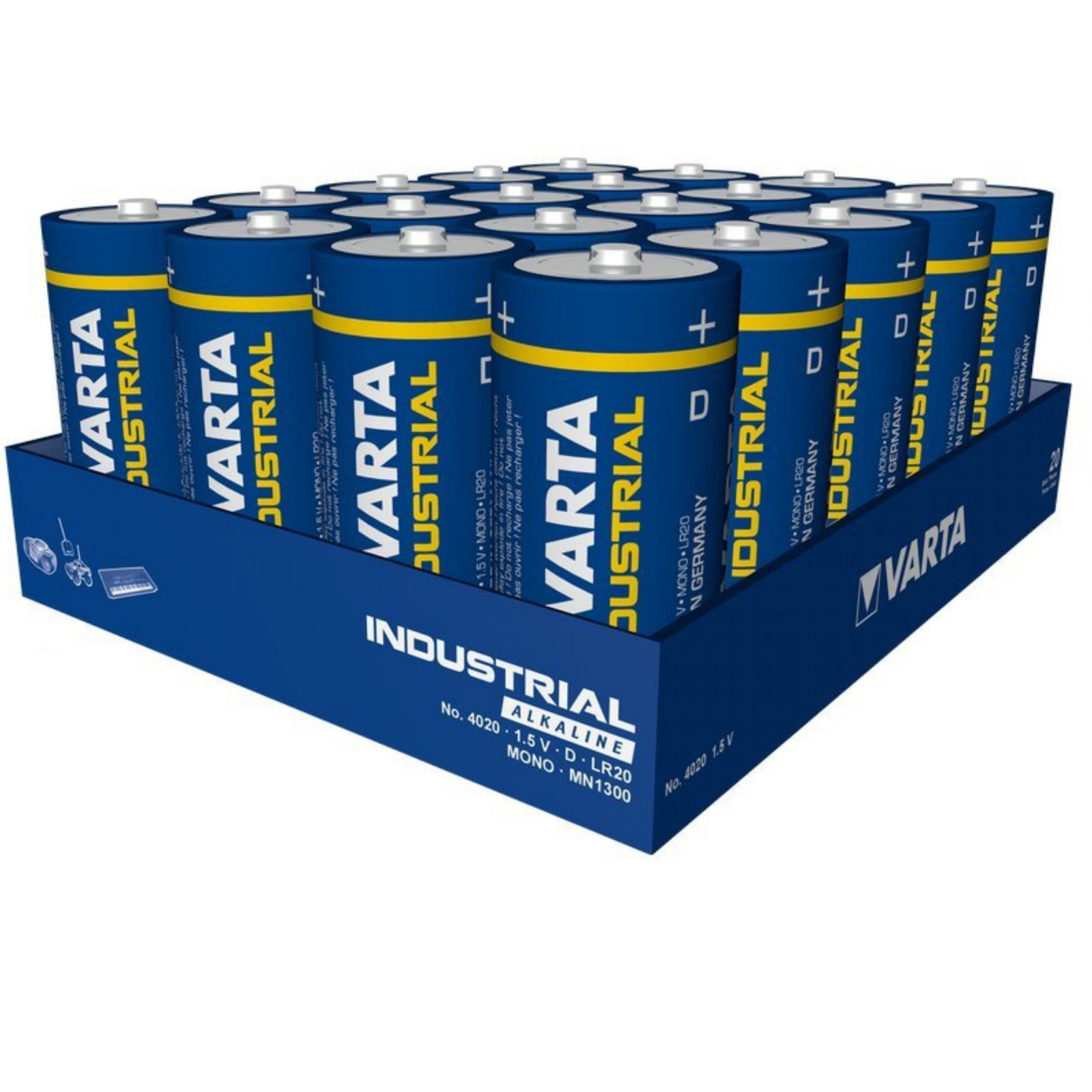 Varta INDUSTRIAL ALKALINE BATTERIES AA/AAA/9V/C/D SIZE BATTERIES