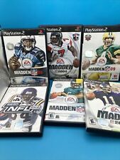 Sony Playstation 2 PS2 Video Game Lot 6 NFL Madden Complete,02-04-09,08, 2K2
