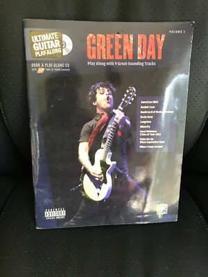 Green Day Play Along with 9 Great-Sounding Tracks - NO CD - A g#