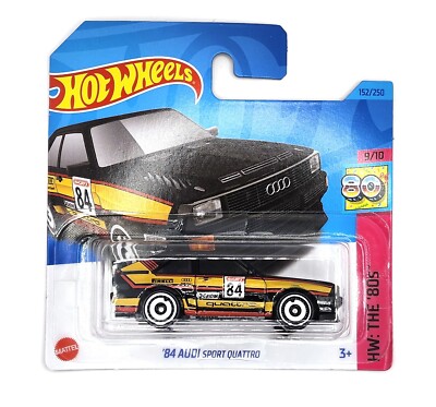 Hot Wheels '84 Audi Sport Quattro HW The '80s Kids Model Diecast
