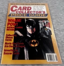 Card Collector's Price Guide Magazines Vol # 1 Batman Cover Paperback 1992