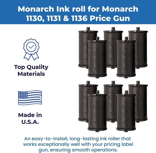 Zuverlässige Packung mit 10 Tintenersatz für Monarch Preispistolen - Qualität hergestellt in den USA - Bild 9 von 9