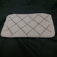 PEARL BEADED EVENING BAG CLUTCH