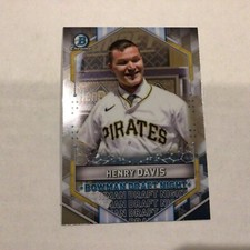Henry Davis #BDN-1 Pirates  RC 2021 Bowman Chrome Draft Night  - The #1 Pick