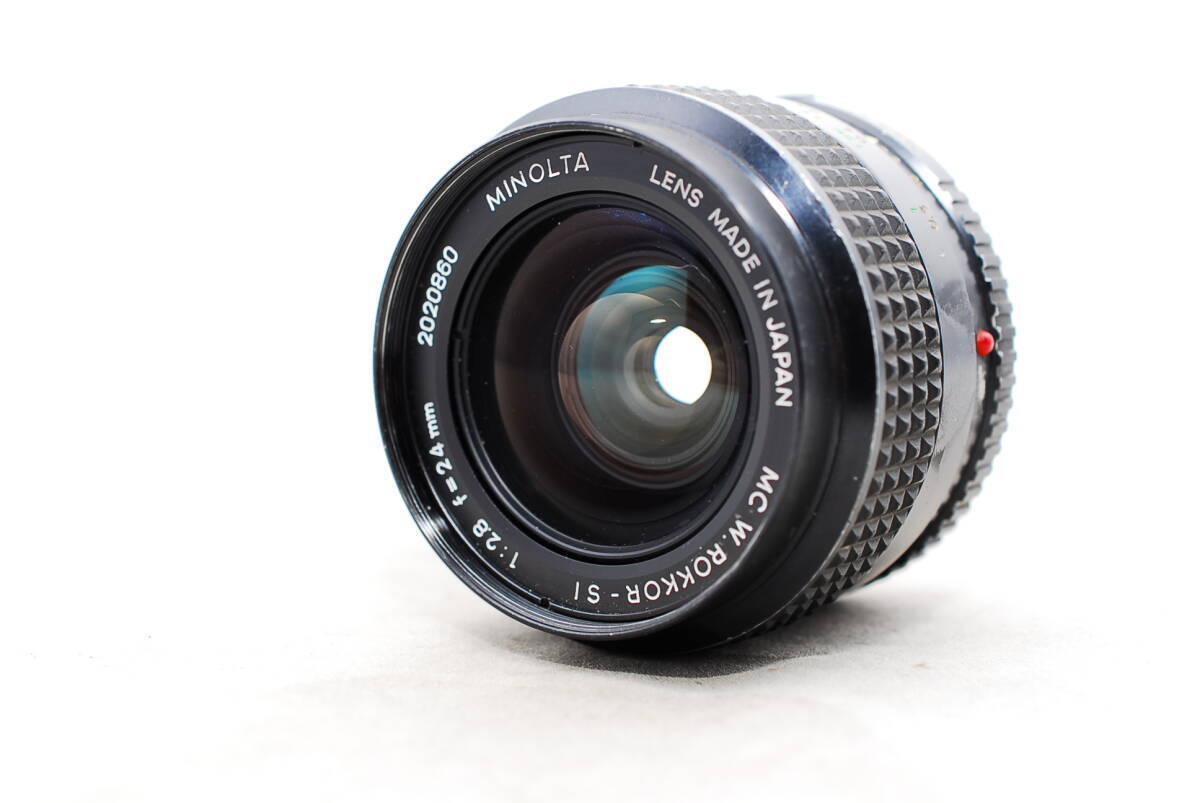 Minolta MC W.ROKKOR-SI 24mm F2.8 Camera Lens Made in Japan Minolta MC W.ROKKOR-SI 24mm F2.8 Camera Lens Made in Japan