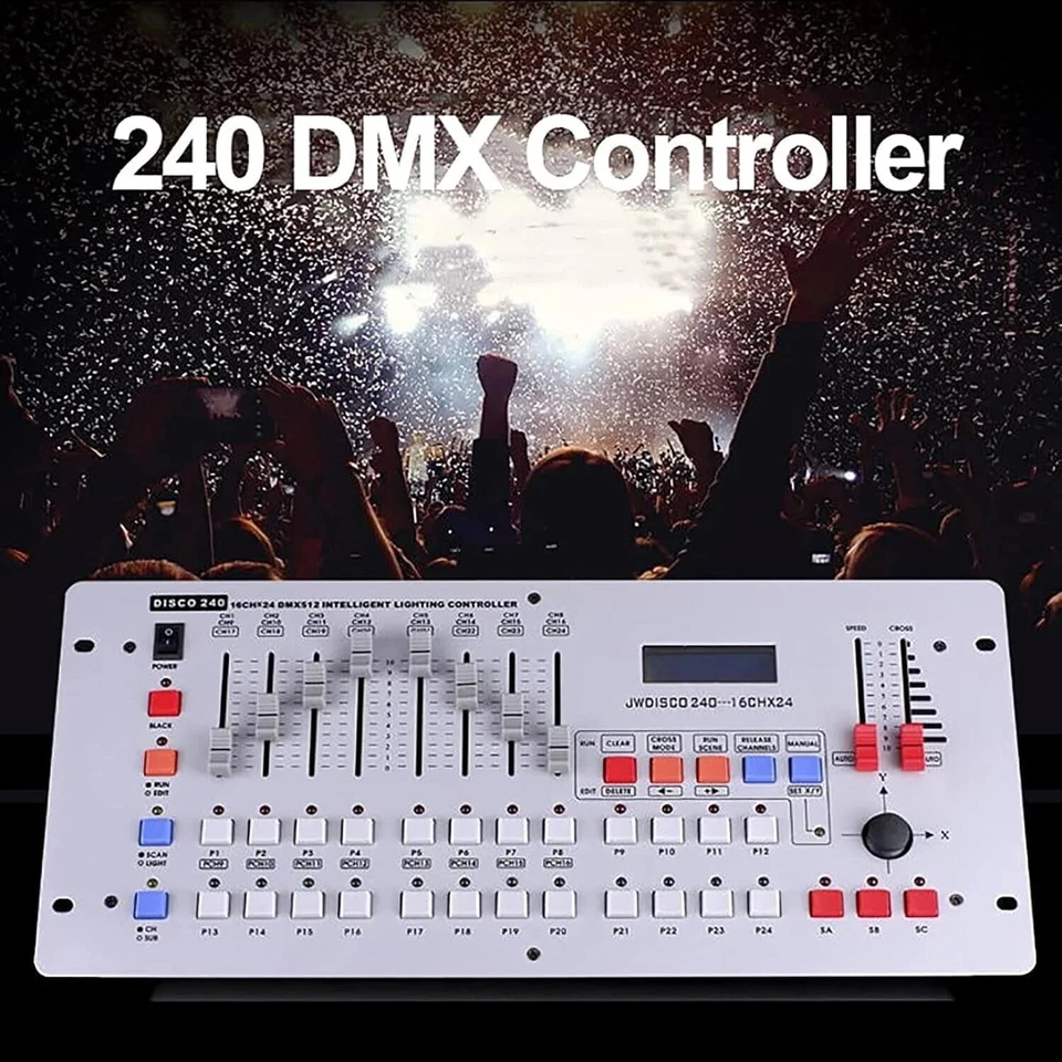240 Channel Dmx 512 Controller Led Dimmer Console Stage Light DJ Disco Console - Image 2 of 4