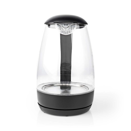 Glass Kettle Fast Boiling with Blue LED lights nedis KAWK330EGS 1.7 Litre - Picture 9 of 10