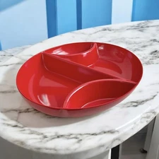 Large Post-Modern Sculptural Sottsass-like Plastic Tray By Zak Designs