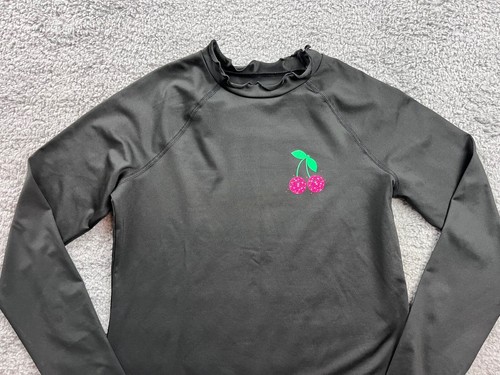 Art Class Girl's Size XL (14) Long Sleeve Rashguard Swim Shirt Black - Picture 3 of 7