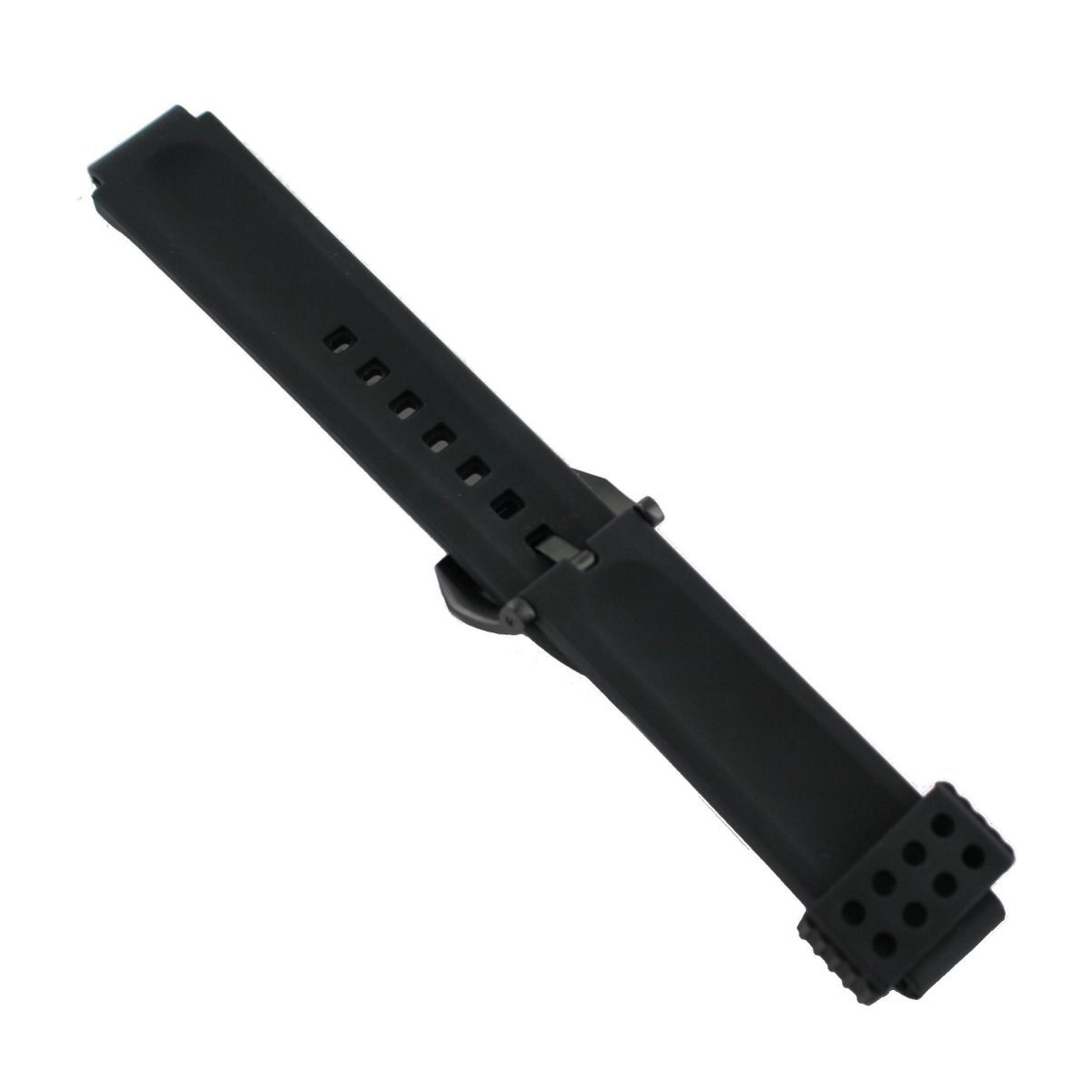 Bracelet De Rechange Ingersoll En Silicone Noir - Largeur 18 Mm, Boucle Ardillon - Neuf Avec étiquettes